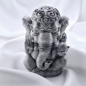 Statue Ganesh dieu indou en résine minérale