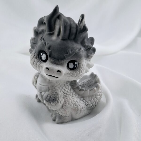 Dragon mignon Kawaii en résine minérale