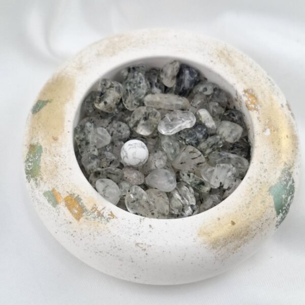 Chips Quartz tourmaline 50 grammes
