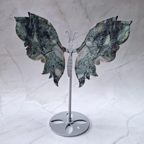 Papillon pierre Jaspe océan grande taille – Image 3