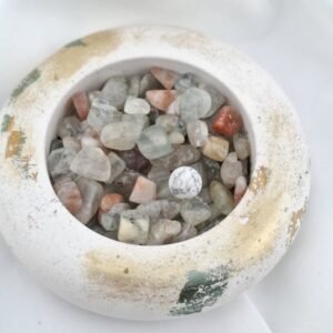 Chips Quartz et pierre de Soleil 50 grs
