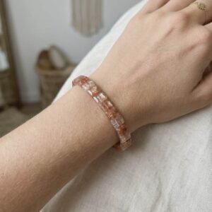 Bracelet Pierre de Soleil Héliolite Qualité Gemme