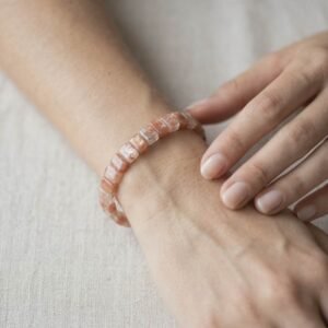 Bracelet Pierre de Soleil Héliolite Qualité Gemme 2