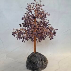 Arbre de vie grande taille Bloc en fluorite & Améthyste