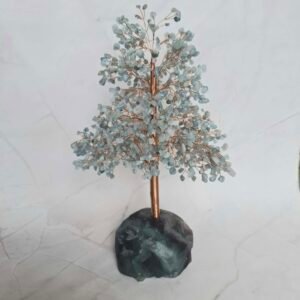 Arbre de vie grande taille Bloc en Fluorite & bleues Aigue Marine