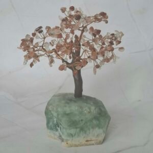 Arbre de vie n°12 Bloc en Fluorite & Cornaline