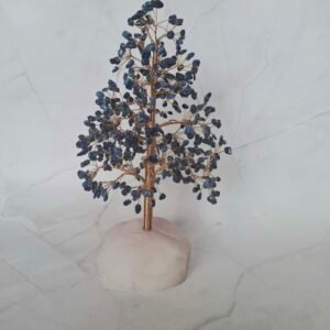 Arbre de vie n°5 Bloc en Quartz rose & lapis lazuli