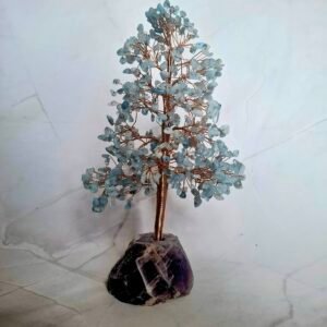 Arbre de vie n°13 Bloc en Amethyste & Aigue Marine